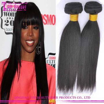 Gros naturel droite pas cher brésilienne cheveux Weave Bundles